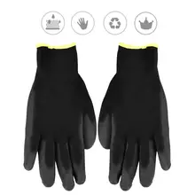 ПУ покрытие Нескользящие защитные рабочие перчатки носимые дышащие рабочие перчатки Новое поступление