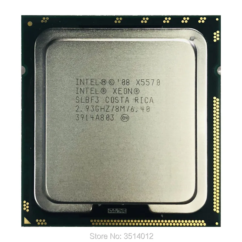 

Intel Xeon X5570 2.933 GHz Quad-Core Eight-Thread CPU Processor 8M 95W LGA 1366