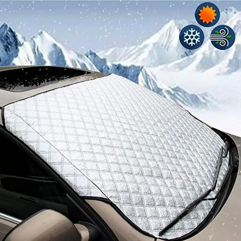 

4-Layers Windscreen Cover for Car Window Screen Frost Ice Large Snow Dust Protector Prevent Windshield Shield Windscreen