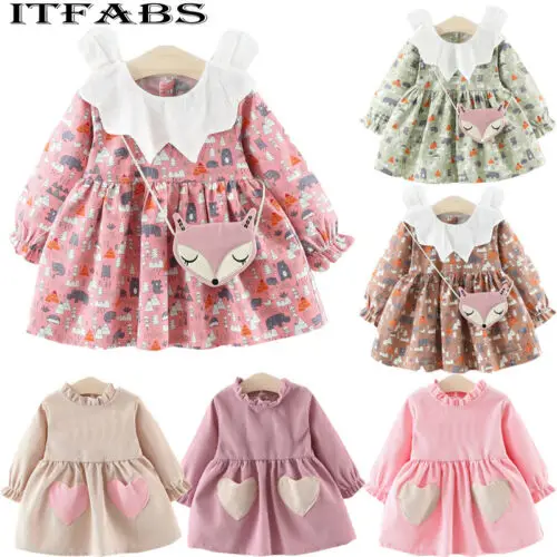 

Pudcoco 2019 New Brand Flower Girl Princess Short Dress Kids Elegant Party Pageant Bridesmaid Dresses