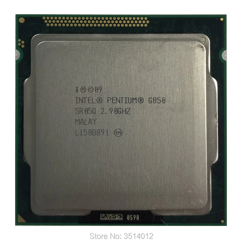 Intel Pentium G850 2.9 GHz Dual Core CPU Processor 3M 65W LGA 1155-in ...
