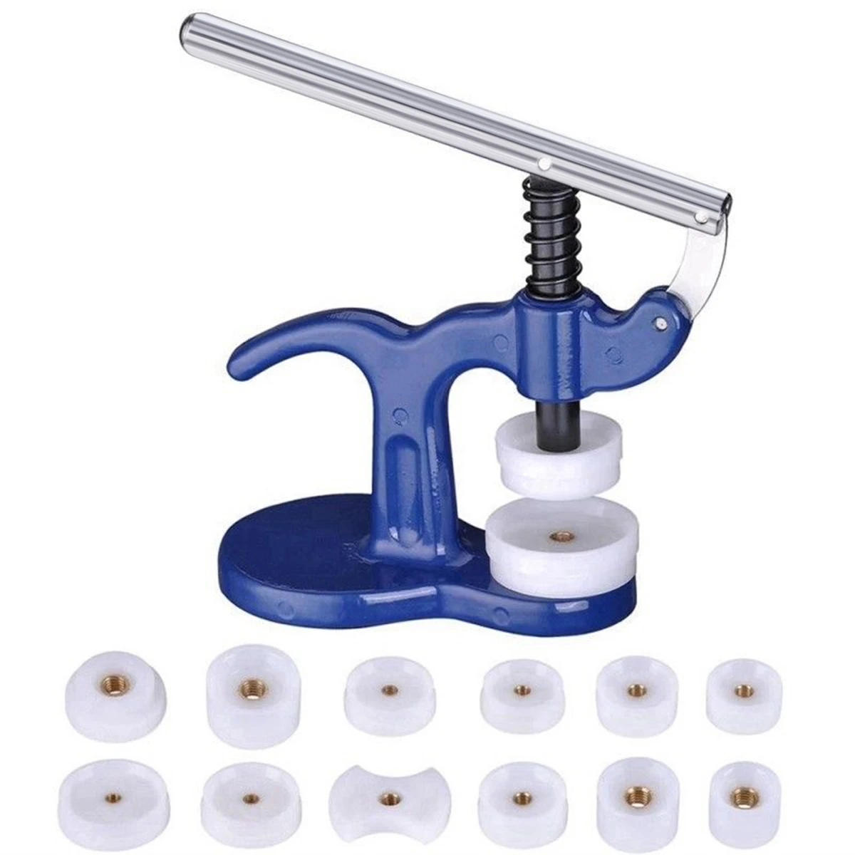 Shellhard 1pc Professional Useful Watch Case Press Tool Back Cover Closer Press Watchmakers Repair Kit Tool With 12pcs Dies цена Shellhard 1pc Professional Useful Watch Case Press Tool Back Cover Closer Press Watchmakers Repair Kit Tool With 12pcs Dies цены онлайн