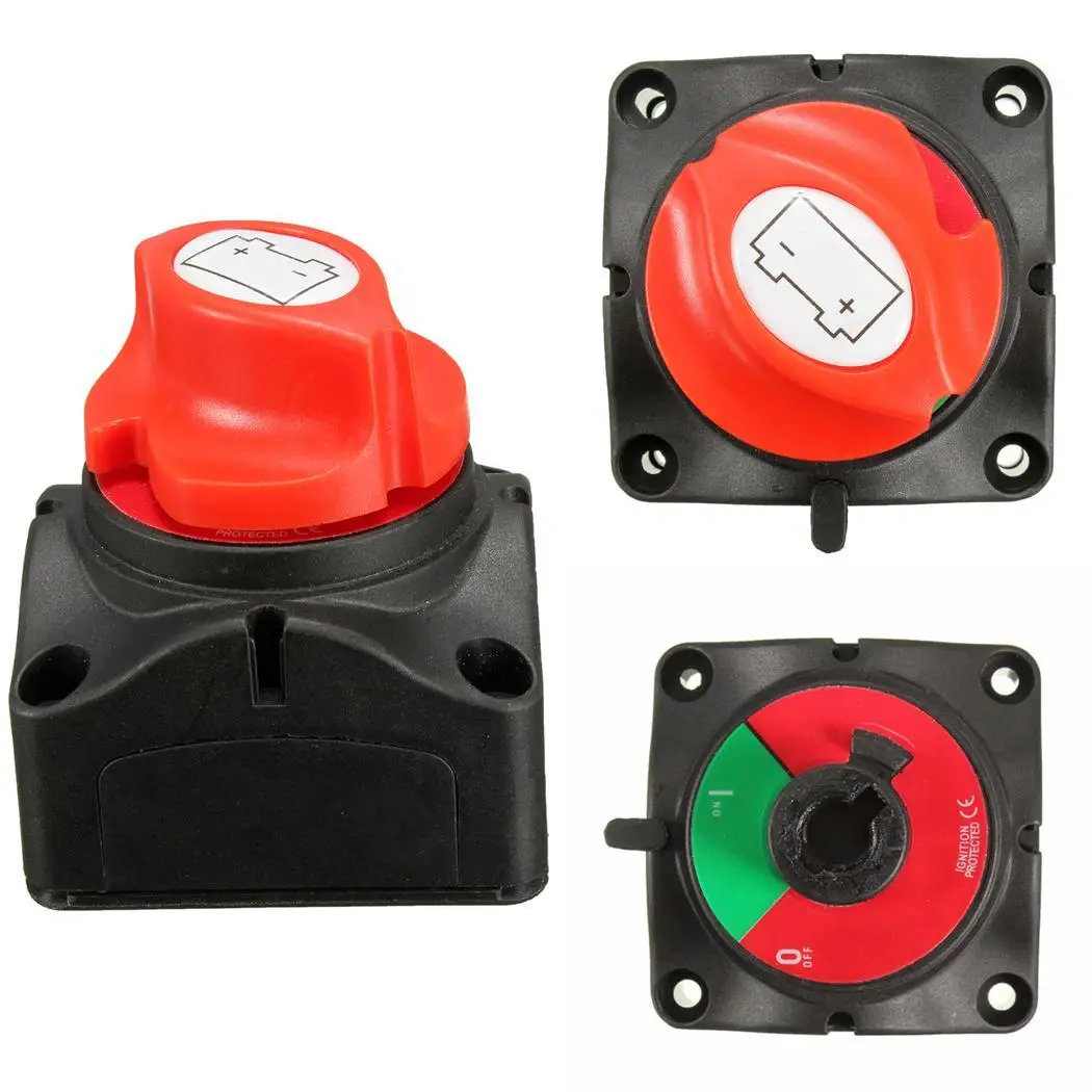 

Marine Boat Car Vehicles Battery Switch 1500VAC/1min Isolator Cut 10mm 10,000 times Off Kill Switch