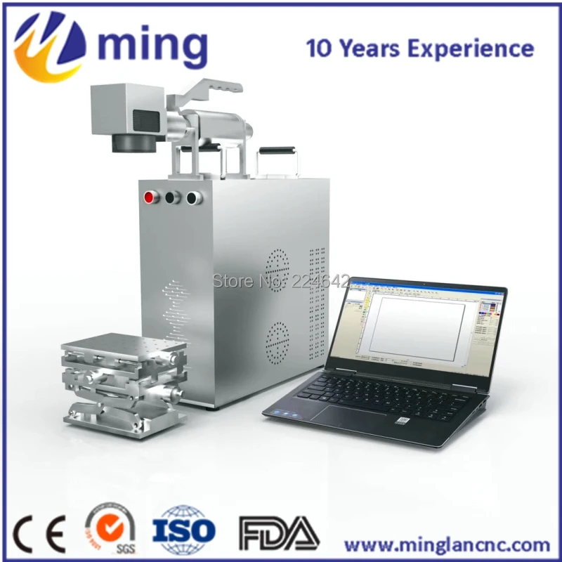 

CNC 20W small fiber laser marking machine Handheld laser light path laser marking machine