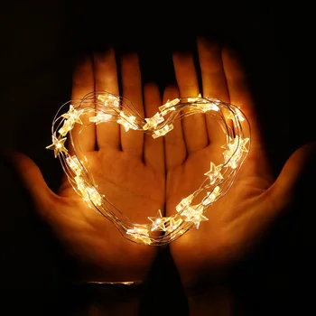 

2/3M String LED Lights Decoration Fairy Light Battery Operated Waterproof Star Copper Wire Lamp Christmas Lights Indoor Outdoor