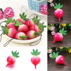 Искусственные фрукты пена Роза декор декоративная модель Красный реалистичный персик