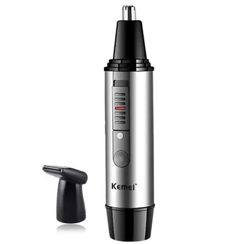 

Kemei 2 in 1Rechargeable nose trimmer face trimer for men beard trimmer Precision grooming for nose and beard trimmer