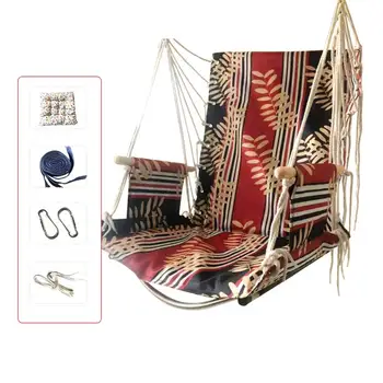 

2019 New Hanging Rope Hammock Chair Swing Seat Air Porch Swing Travel Camping Hammock Swing Bed For Indoor Outdoor Garden Spaces