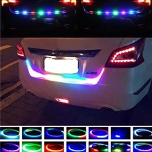 49 светодиодный LED багажник автомобиля багажника полосы света стоп автомобильный световой указатель течет лампы ~