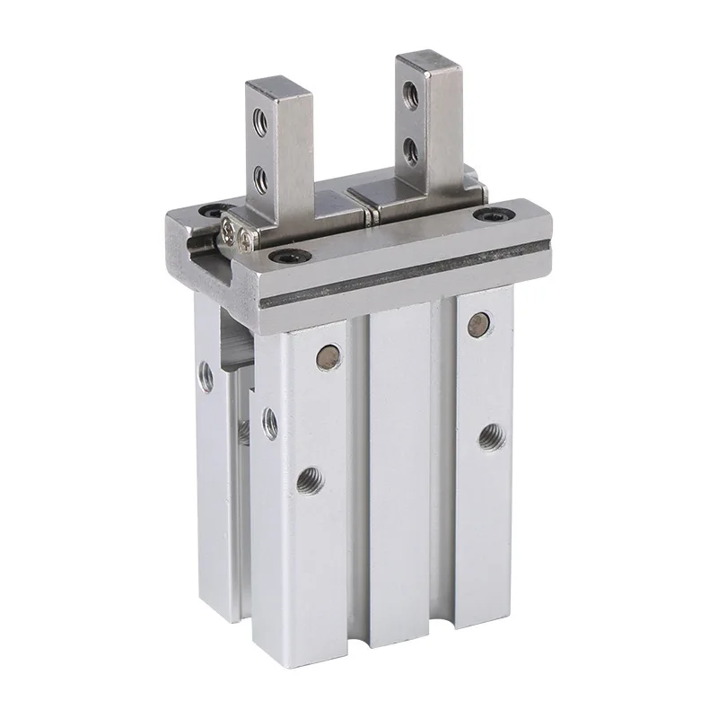 

Double Acting Air Gripper Pneumatic Finger clamp Parallel cylinder MHZ2 series Bore
