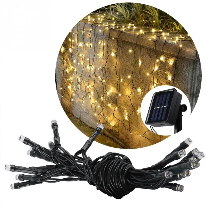 

2M 20LED Solar String Lights Warm White Garden Solar Fair Lights Christmas Outdoor LED String Lamp Home Party Decoration