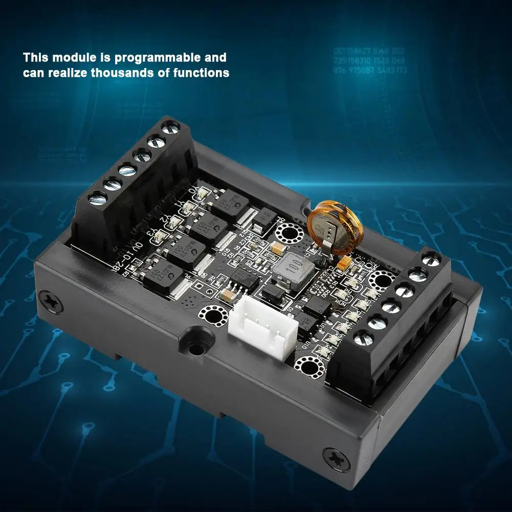 PLC промышленная плата управления FX1N 10MT Программируемый релейный модуль задержки