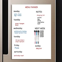 A3 магнитный календарь для холодильника-сухая белая доска для холодильника-на белой доски-идеальный планировщик Кухня для офиса