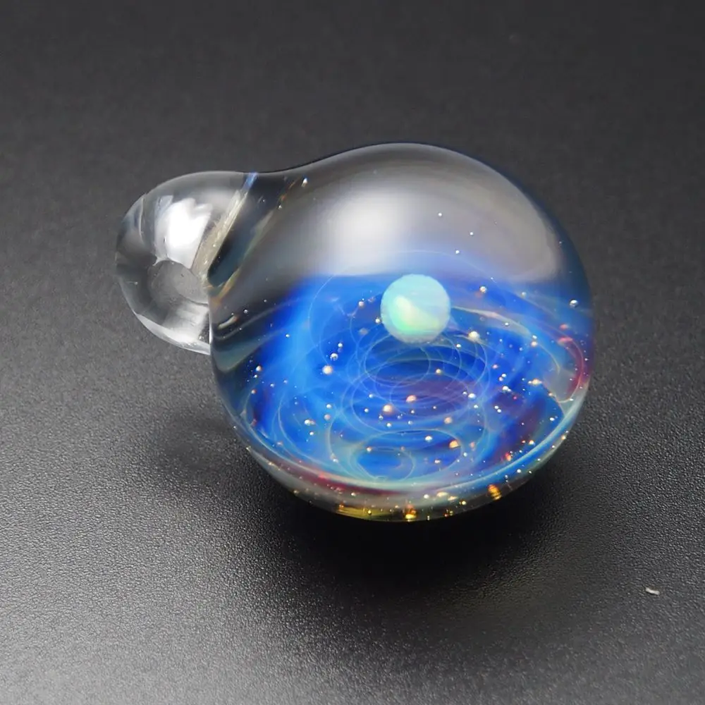 Дизайн,, бусины из боросиликатного стекла, художественная кристальная Вселенная для рождественских подарков, Галактический шар, Галактический стеклянный кулон