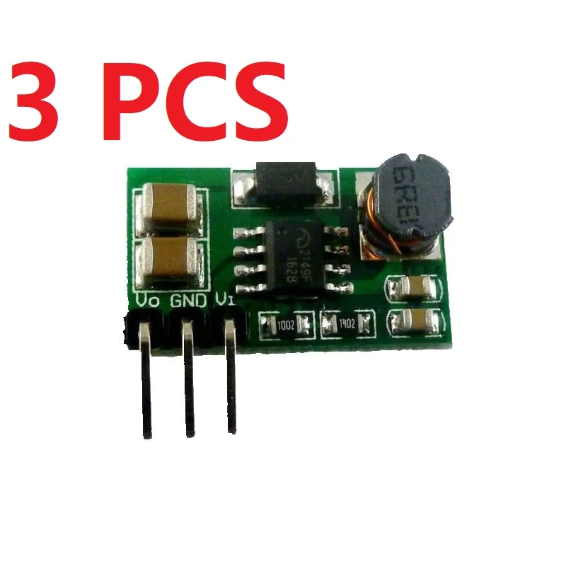 3 PCS DD0606SA  DC-DC 1-5V to 3V 3V3 3V7 4V5 5V 6V Step up DC DC Boost Converter Step-up Module