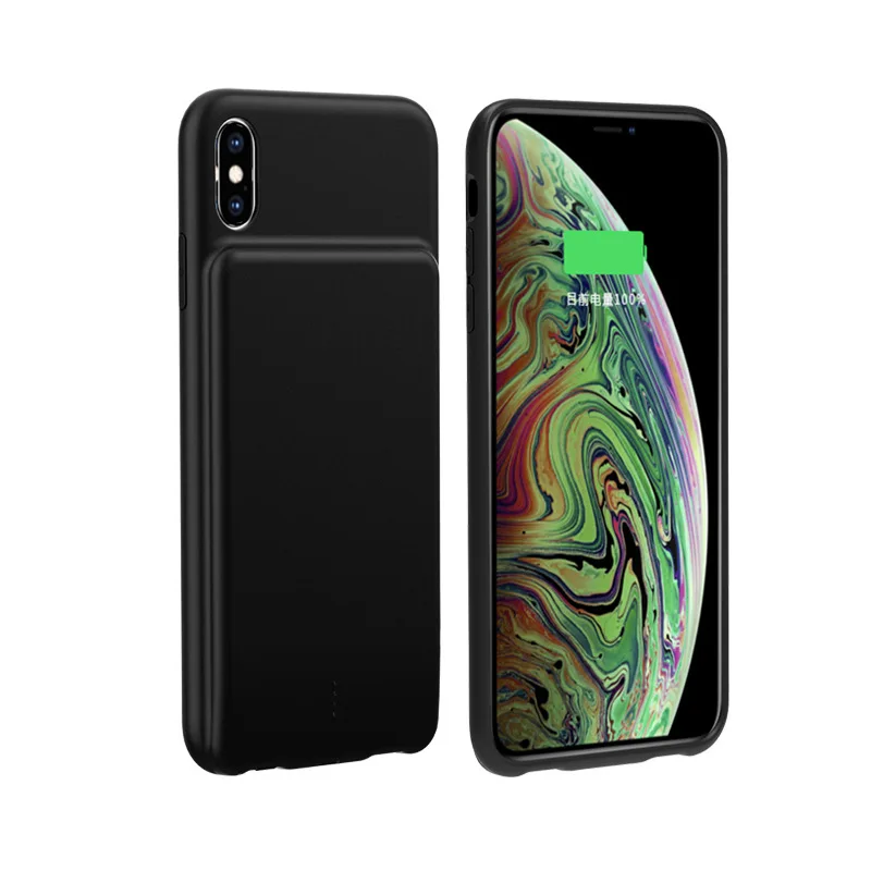 

Extpower 5000mAh Silicone Battery Charger Case For Iphone XS Max XR External Slim Thin Power Bank Charging Powerbank Cover Funda