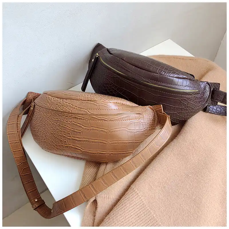 crocodile bum bag