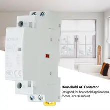 contator eletrico 2P 20A 24V 220V/230V 50/60Hz Household AC Contactor DIN Rail Mount 1NO 1NC Household ac Modular contactor