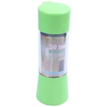 USB соковыжималка, портативный блендер для сока, бытовой миксер для фруктов-шесть лезвий, 400 мл Миксер для фруктов с USB зарядным кабелем