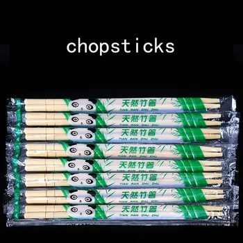 

Bamboo Convenient Bowls And Chopsticks 100 Double Independent Packing Package