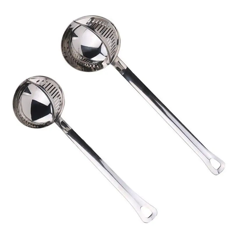 Stainless Steel Hot Pot Soup Spoon Colander Strainer Filter Kitchen Cooking Tool