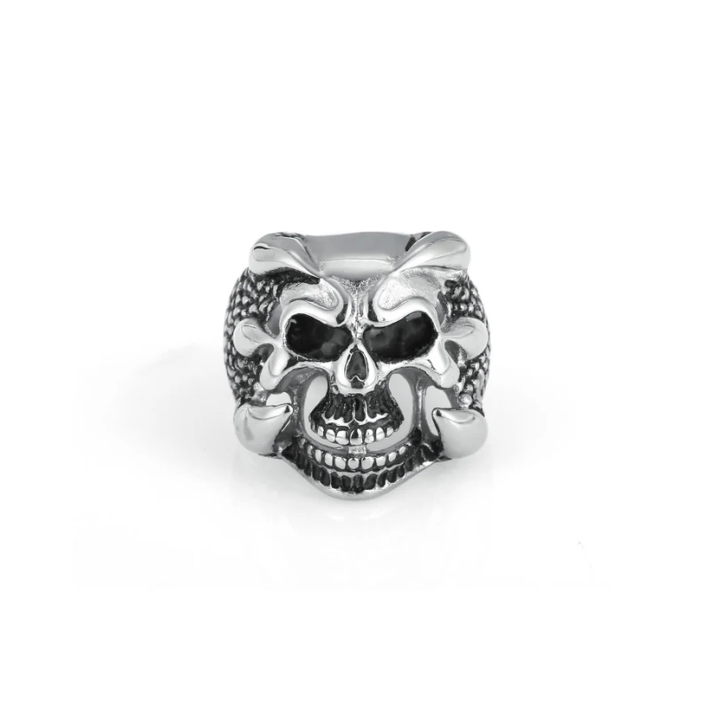 

Personal Selfdefense Zinc Alloy Personality Skeleton Ring Skull Fashion Rings Multi-Skeletons Safety Protector Finger Ring Men