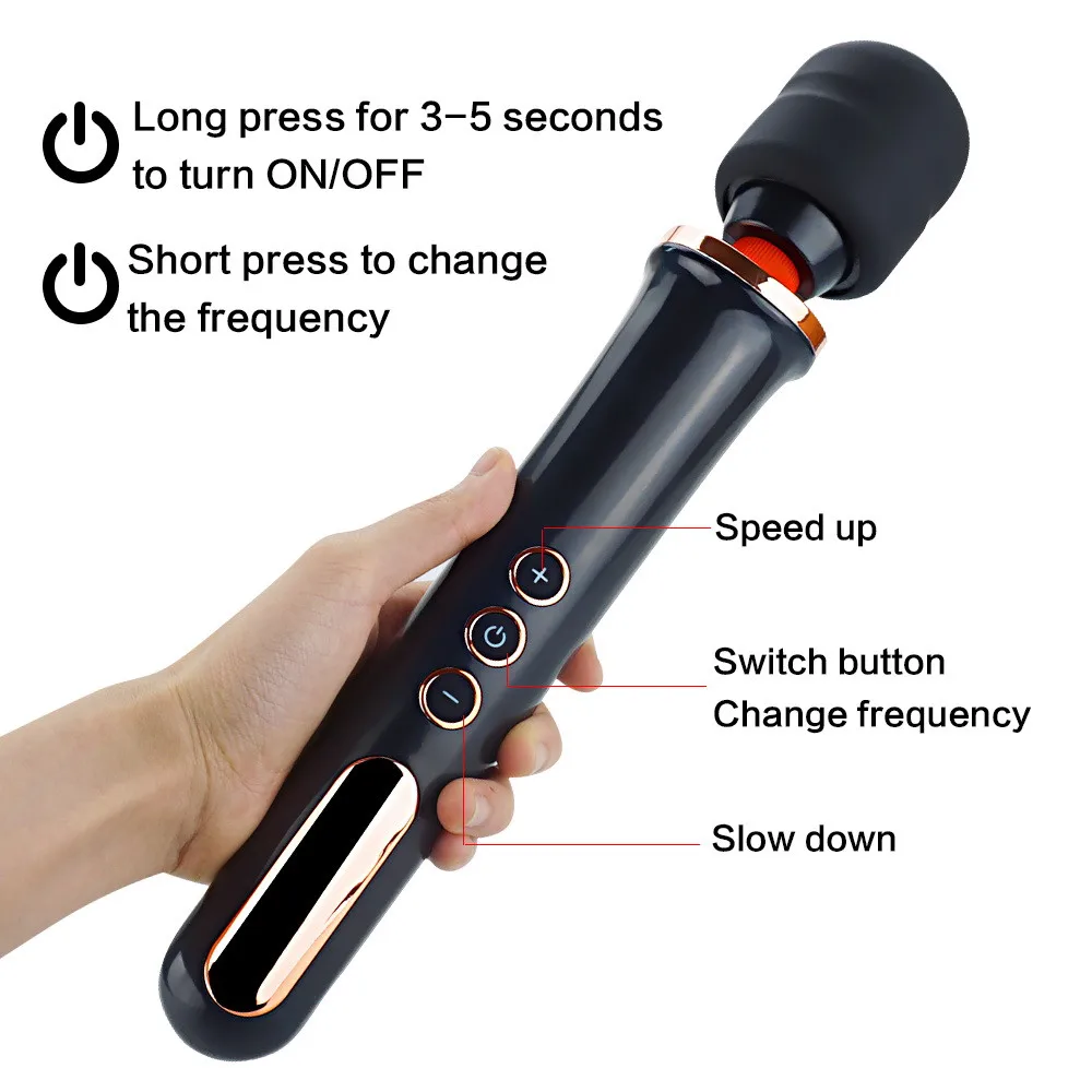 Вибратор AV Magic Clitoris Wand Vibe стимулятор для точки G перезаряжаемый массажер тела