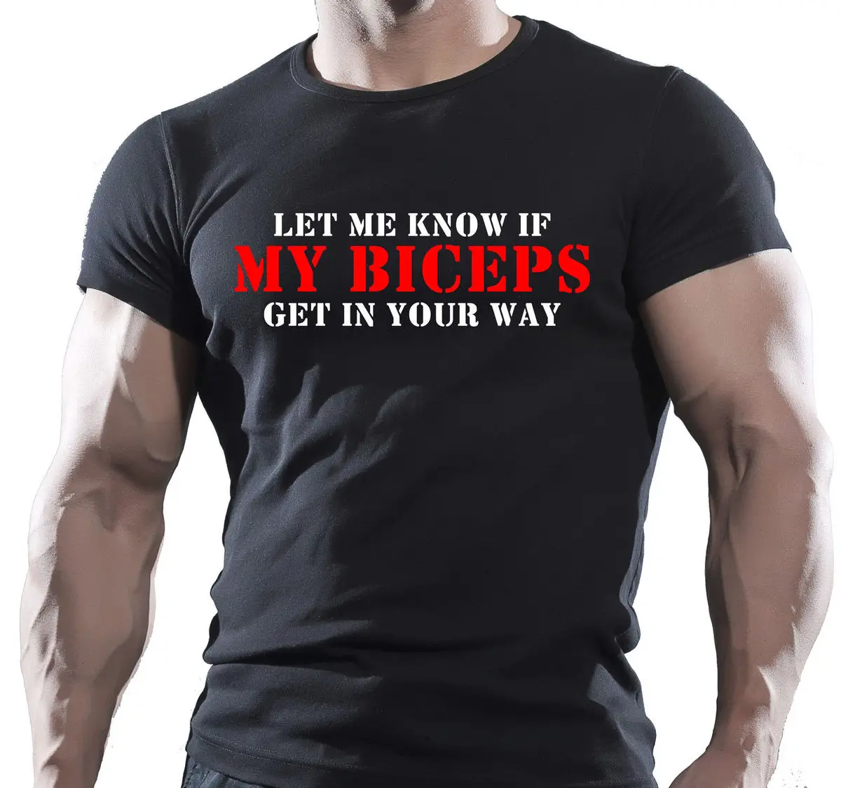 

BICEPS BODYBUILDING Gymerer Functional Traininger Fitness Workout T Shirt TOP Tee Stranger Things Print T-Shirts Original