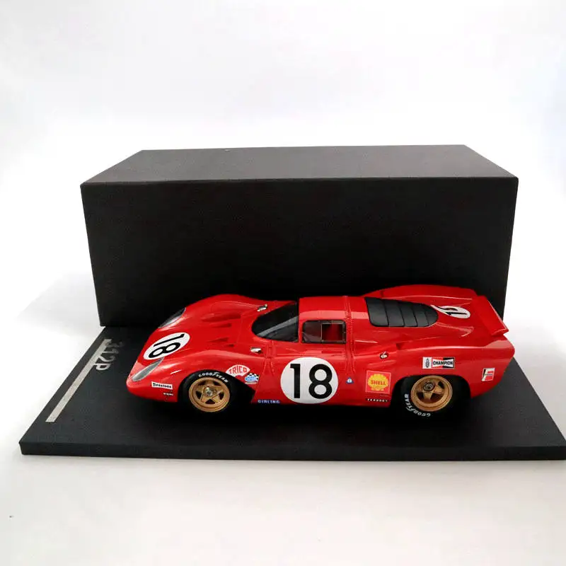 

1/18 Scale FERR~I 312P 312 P COUPE Le Mans #18 1969 Resin Toys Christmas Gifts