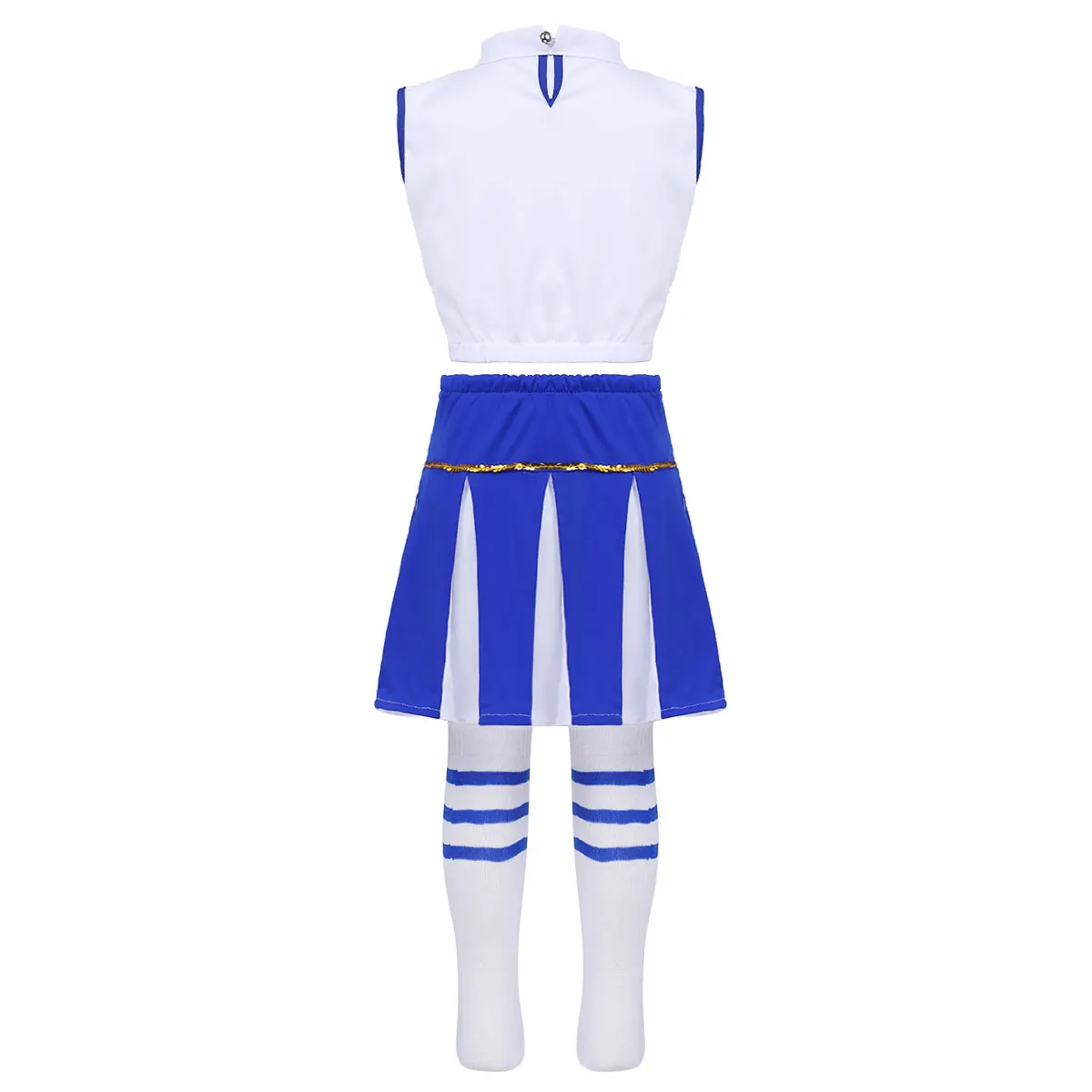 TiaoBug أطفال مراهقون الجاز ملابس رقص مجموعة أكمام المحاصيل الأعلى مع تنورة جورب Dancewear الفتيات كرنفال حزب المشجع زي TiaoBug أطفال مراهقون الجاز ملابس رقص مجموعة أكمام المحاصيل الأعلى مع تنورة جورب Dancewear الفتيات كرنفال حزب المشجع زي
