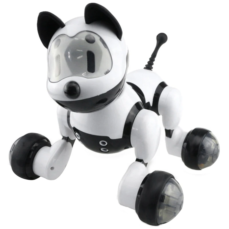 Smart Танцующий Робот собака электронные игрушечные зверушки с музыкой свет голос Управление Бесплатная режим петь танцевать Smart собака