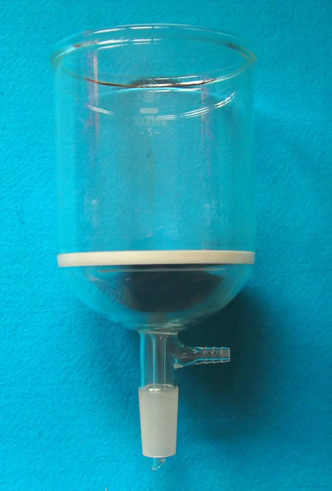 1000ml 24/40 Glass Buchner Funnel 1L 3# Coarse Filter W/10mm Vacuum Adapter