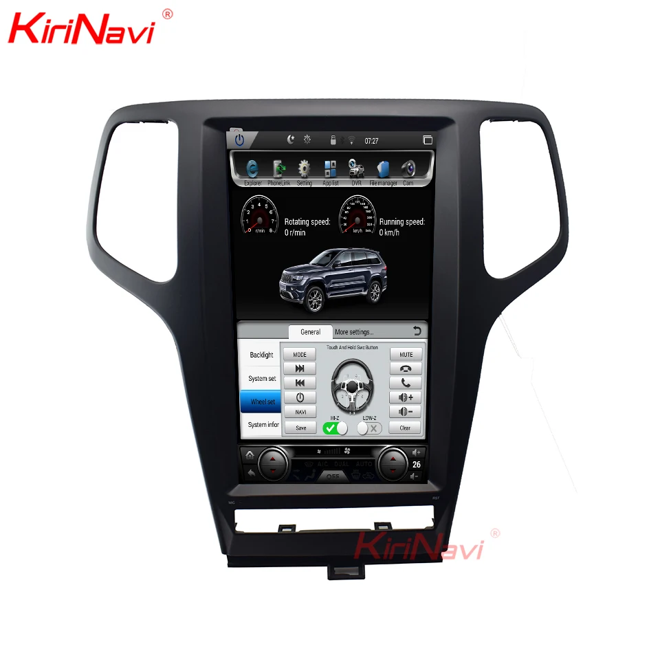 Clearance KiriNavi 13.6" Screen Android 6.0 For JEEP Car DVD Radio Audio GPS Navigation Monitor Multimedia Play 2009-2013 3 Clearance KiriNavi 13.6" Screen Android 6.0 For JEEP Car DVD Radio Audio GPS Navigation Monitor Multimedia Play 2009-2013 3