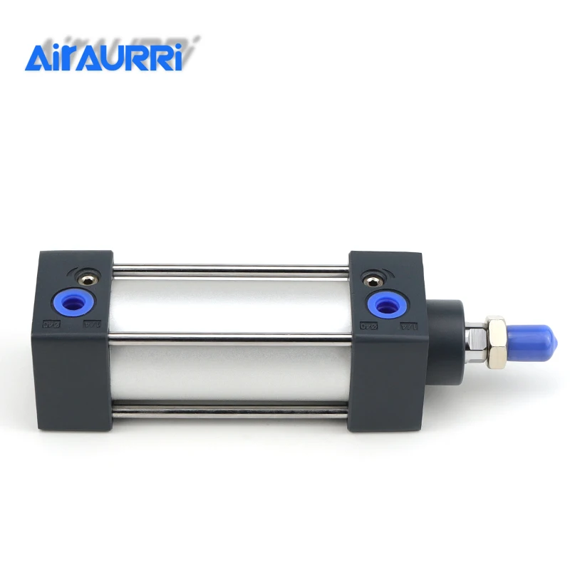 Skup Standardowe cylindry pneumatyczne 32 40 63mm otwór dwustronnego działania siłownik pneumatyczny SC 50 75 100 125 150 175 200 250 300mm skoku