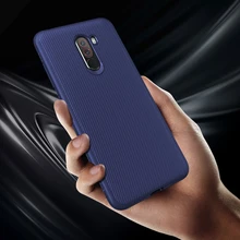 For Xiaomi Pocophone F1 Case Soft Silicone Carbon 