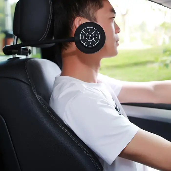 Обычная Автомобильная Беспроводная Bluetooth гарнитура с микрофоном 500 мАч