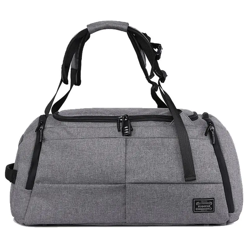 

Terylene Men Sports Fitness Travel Bag Tote Gym Bags For Shoes Storage Outdoor Anti-Theft Back Weekend Pack Tote Luggage Packing