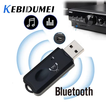 

KEBIDUMEI New USB Bluetooth V2.1 Receiver Audio Stereo Wireless Handsfree Bluetooth Adapter Dongle Car Kit A2D AVRCP For Speaker