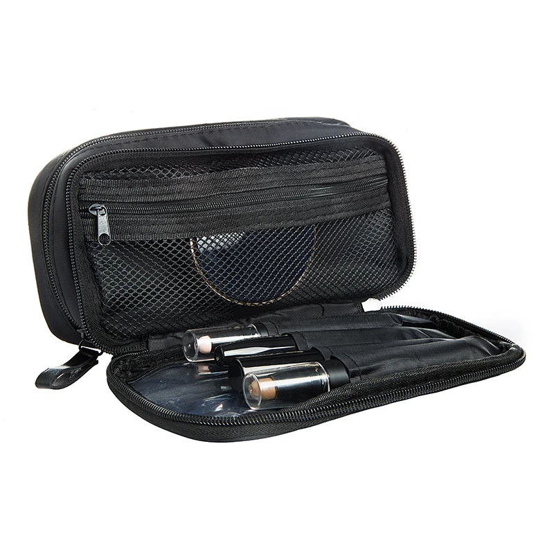 ميهوك حقيبة أدوات تجميل من طبقتين السفر المنظم تجميل ضد الماء حالات الحقيبة الجمال فرش أحمر الشفاه أدوات الزينة التبعي والعتاد