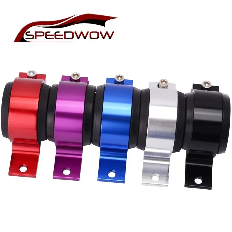 

SPEEDWOW Aluminum Fuel Pump Bracket 50MM Single Fuel Filter Bracket Fuel Supply System Part Silver Red Purple Blue Black