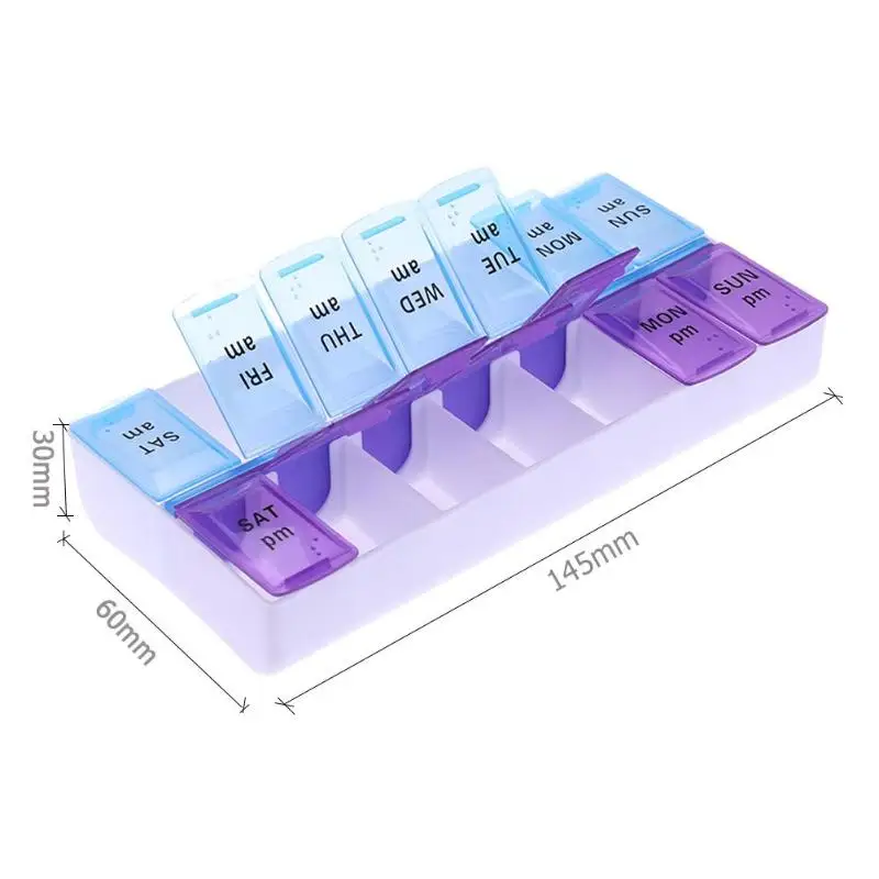 Medicine Tablet and Pill Box Organizer-5