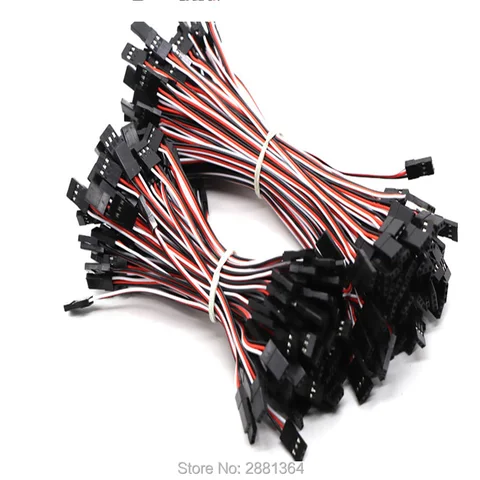 20pcs 100mm Servo extension cord Male to Male for JR Plug Servo Extension Lead Wire Cable 10cm For Rc Helicopter Rc Drone 20pcs 100mm Servo extension cord Male to Male for JR Plug Servo Extension Lead Wire Cable 10cm For Rc Helicopter Rc Drone