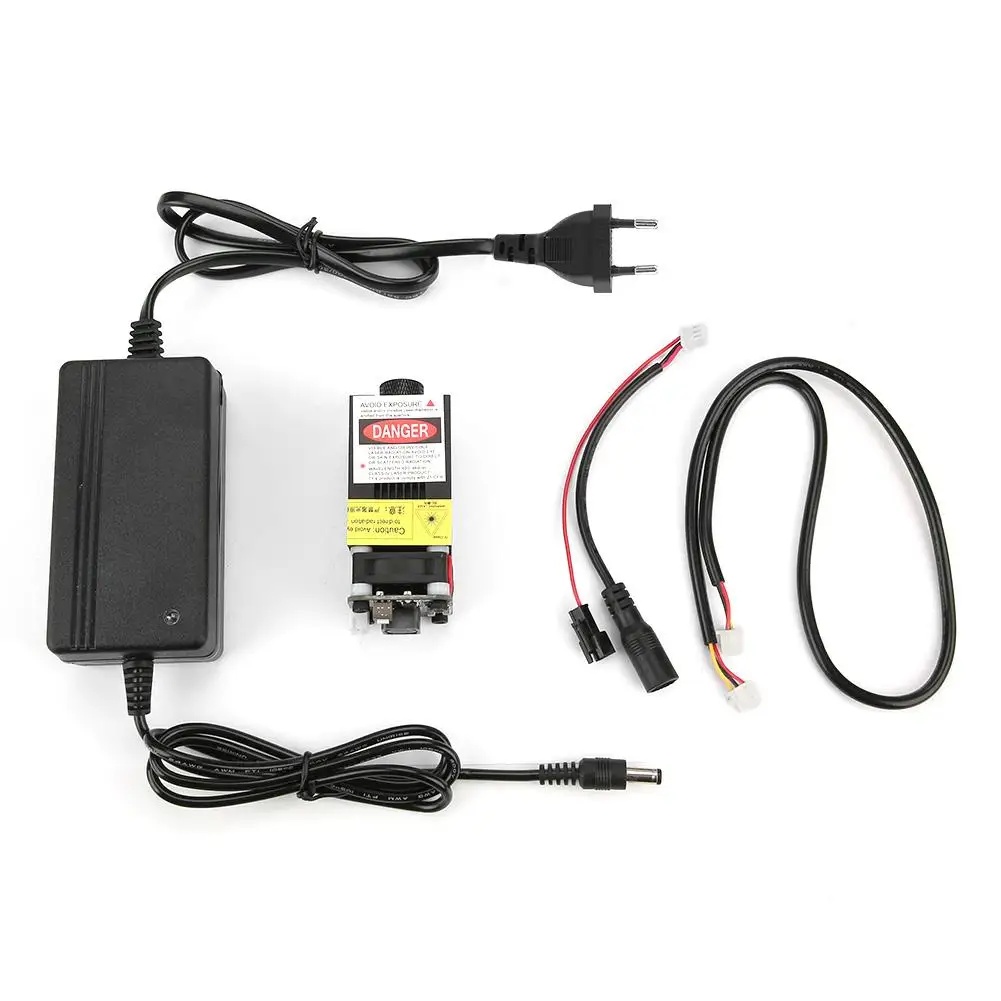 

100-240VAC 2.3W Laser Module TTL/PWM Modulation for DIY Laser Engraver(EU plug)