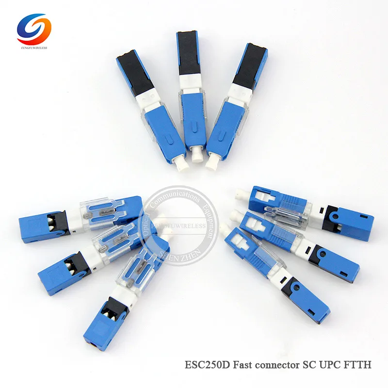 Горячие Высокое качество 100 шт. FTTH ESC250D SC UPC разъем singlemodel встроенный оптический fibe