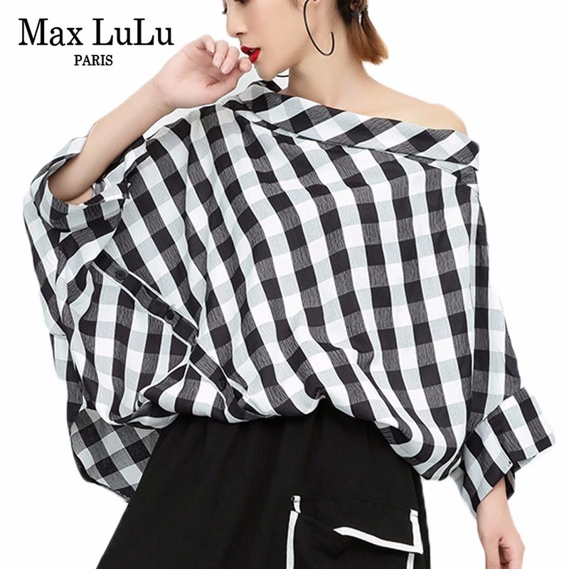 plaid chiffon blouse