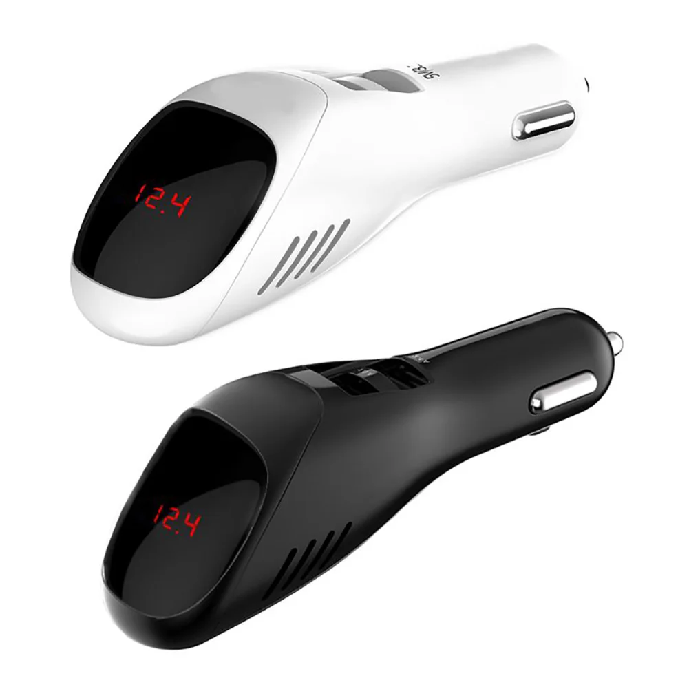 

Car Air Purifier Freshener Ionizer Dual USB Port 12V Mini freshener Fresh Air Anion Ionic Purifier Oxygen Bar Ozone Cleaner