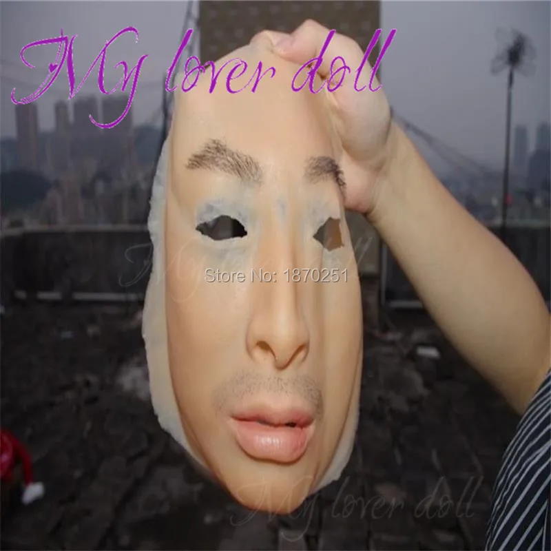 Crossdresser Face Mask Handmade Silicone Half Sexy Female Face Realistic Silicone Mask