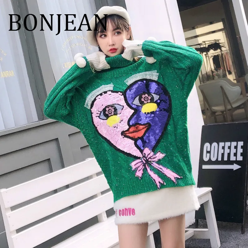 Maglione Con Green Camicette Modello Di A Maglia Magliette Cuore Le OiuTPkXZ