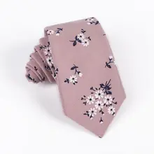 Mantieqingway модные высококачественные вечерние аксессуары мужские галстуки женские хлопковые с цветочным принтом многоцветные прямые поставки с фабрики