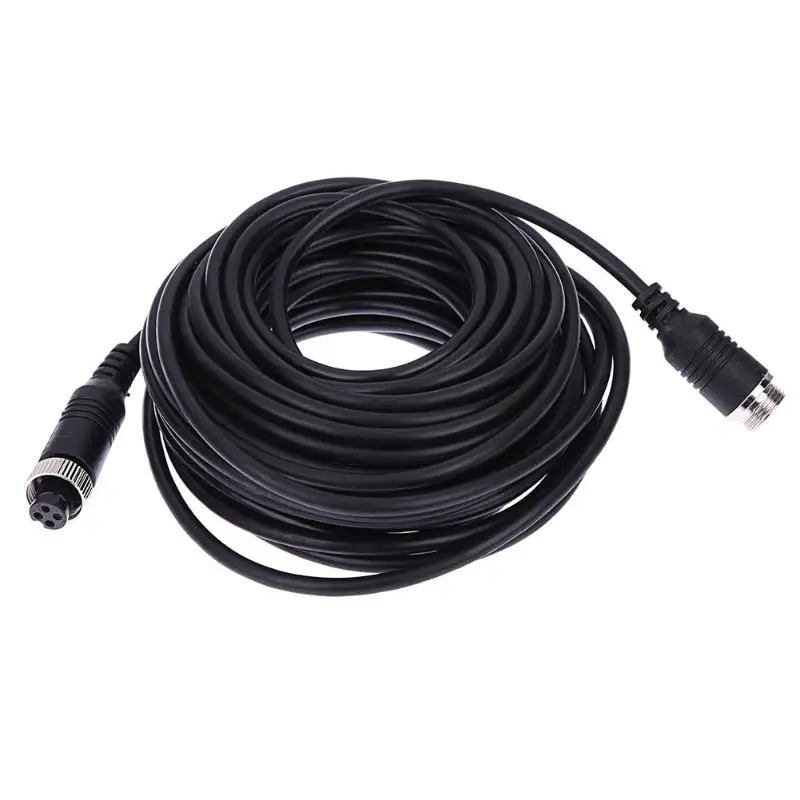 

10m Male to Female 4 Pin Video Power Extension Cable Cord with Steady Signal Transmission for Auto Car Bus